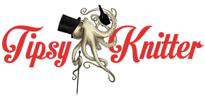 Tipsy Knitter | DDF Wines llc – An online, Seattle based wine shop. Logo